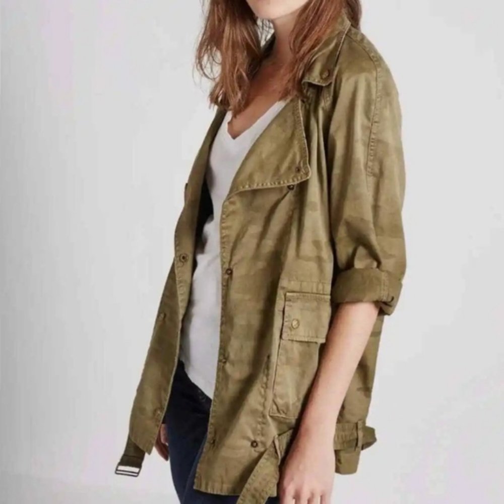 Current Elliott The Infantry Utility Jacket Army Camo Size 0 XS